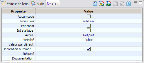 C++ Designer Property Box