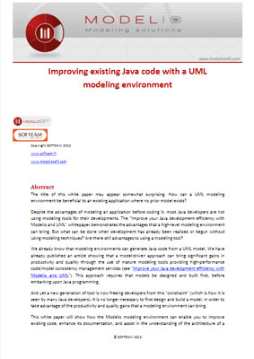White paper Improving Java code with UML