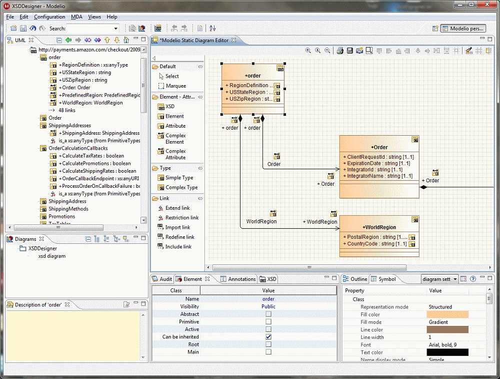 Modelio XSD Designer