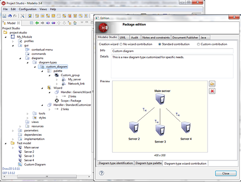 Modelio Studio diagram type