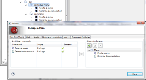 modelio-studio-menu-definition small