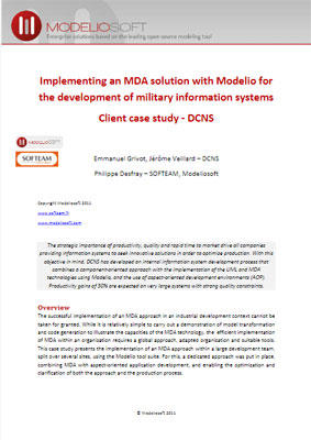 White paper Case Study MDA solution