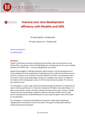 White paper Improve Java development efficiency