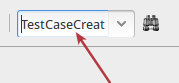 Debugging code fixing Search TestCaseCreator