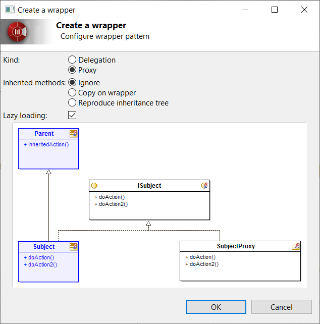 Proxy Pattern Dialog - Create